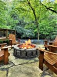 Fire Pit & Picnic Table AlongThe Cartecay River